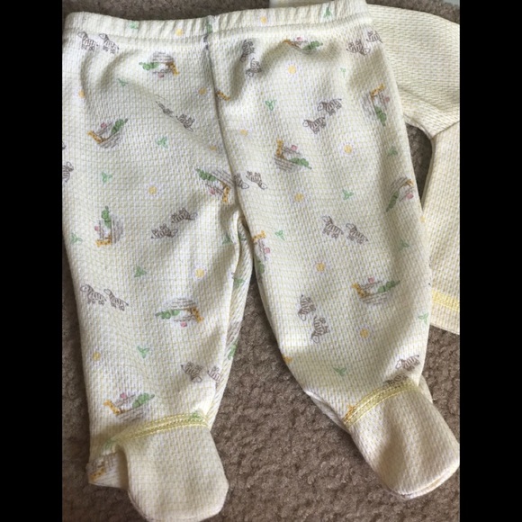 Rare 1970’sNoah’s Ark Appliqué two by two Preemie - Picture 5 of 7